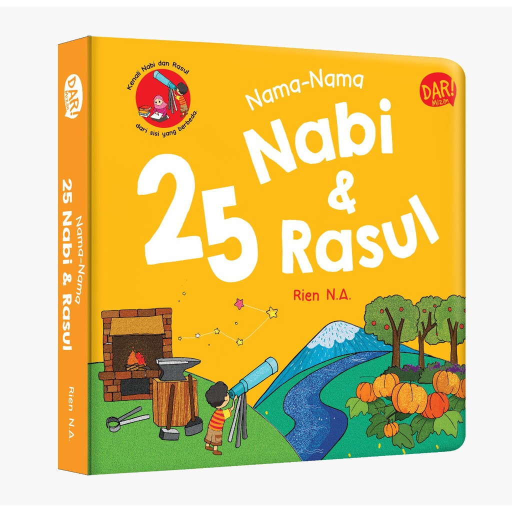 [Mizan Medan] Nama Nama 25 Nabi Dan Rasul Boardbook