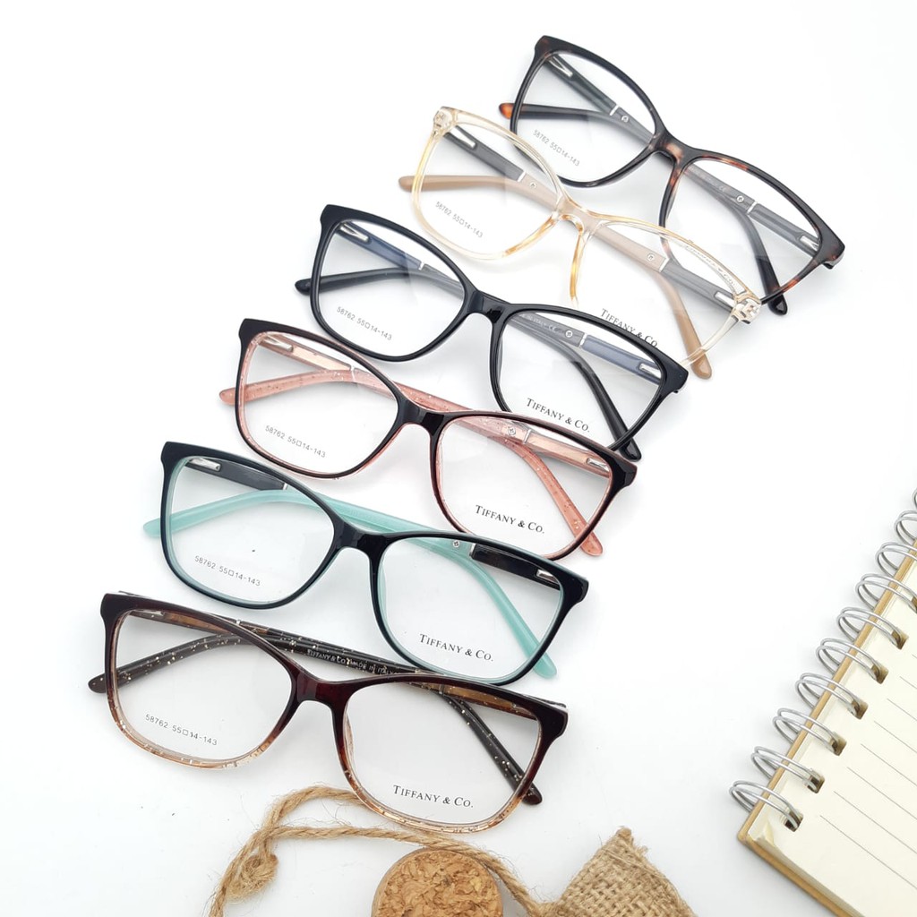 Frame kacamata minus 58762i BJ + lensa antiradiasi Size: 55-14-143