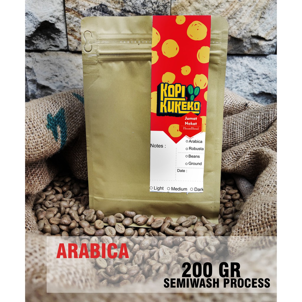

KOPI HouseBlend JUMAT NEKAT I KOPI BUBUK / KOPI BIJI 200 GR