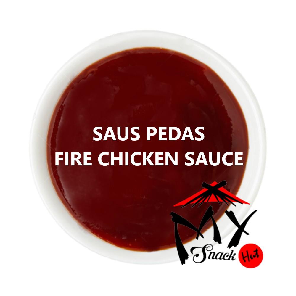 

FIRE CHICKEN SAUCE 50GR - SAUS SAOS AYAM KRISPI PEDAS - POK POK SPICY HOT BBQ RISPY CHICKEN SAUCE Berkualitas