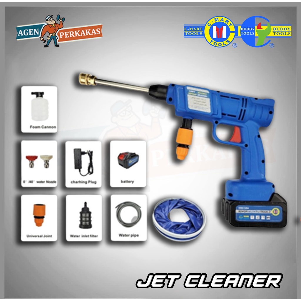 bonkyo 288VF Jet Cleaner Cordless Serba guna Jet cleaner / jet cleaner Baterai / Alat Cuci Mobil cuc