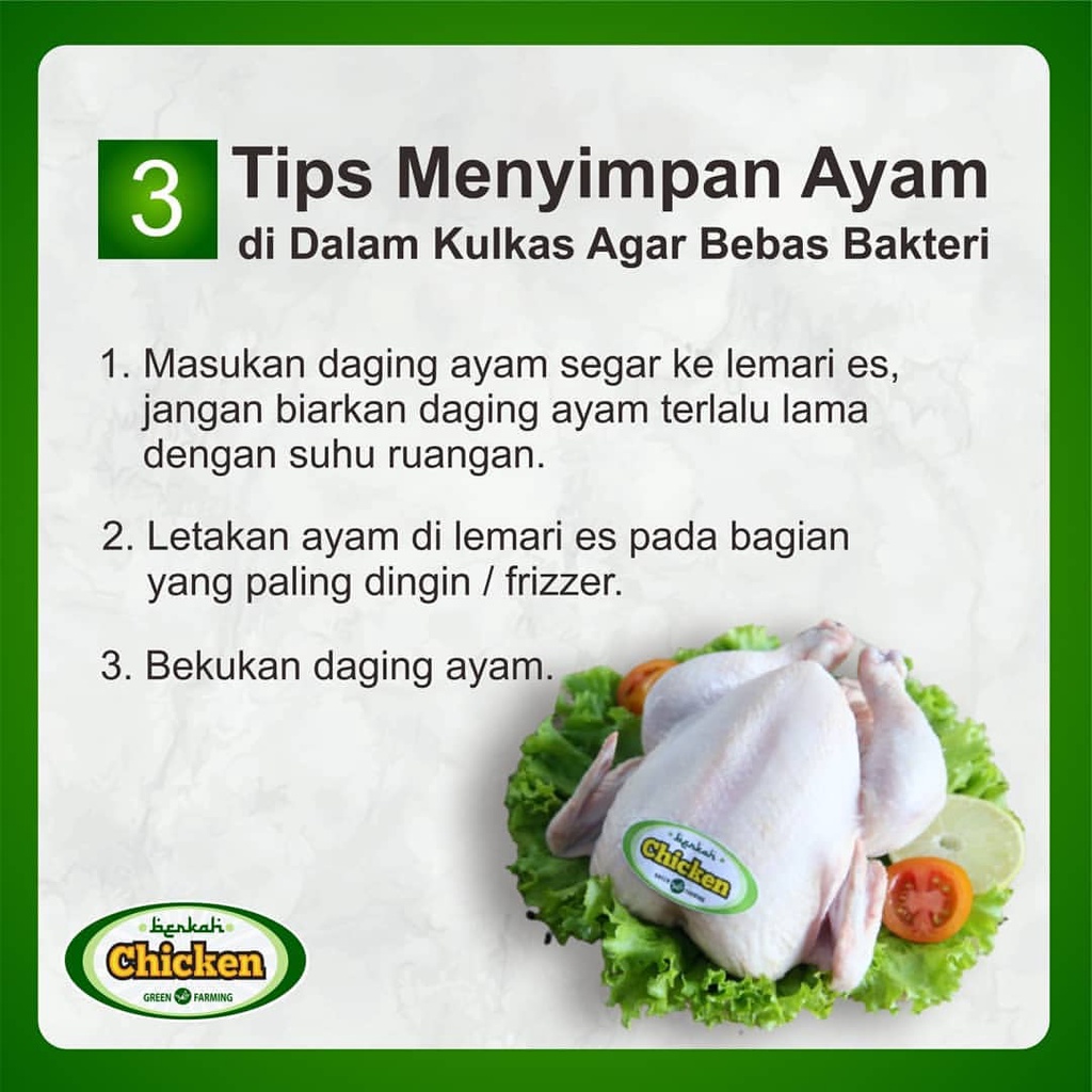 BERKAH Chicken Organik Paha Ayam 1 Kg Halal