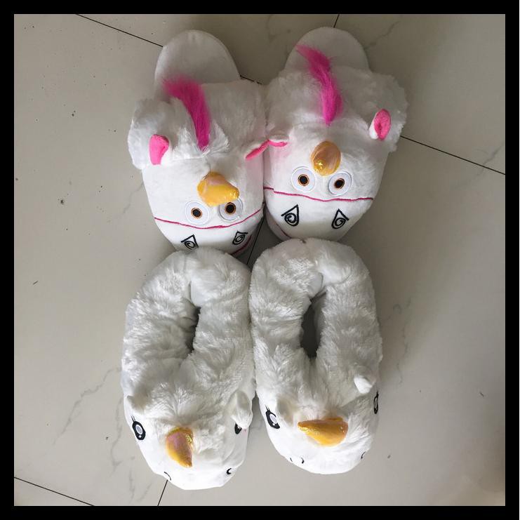 Sandal Sepatu Boneka Unicorn Fluffy Agnes Import Minion Dewasa