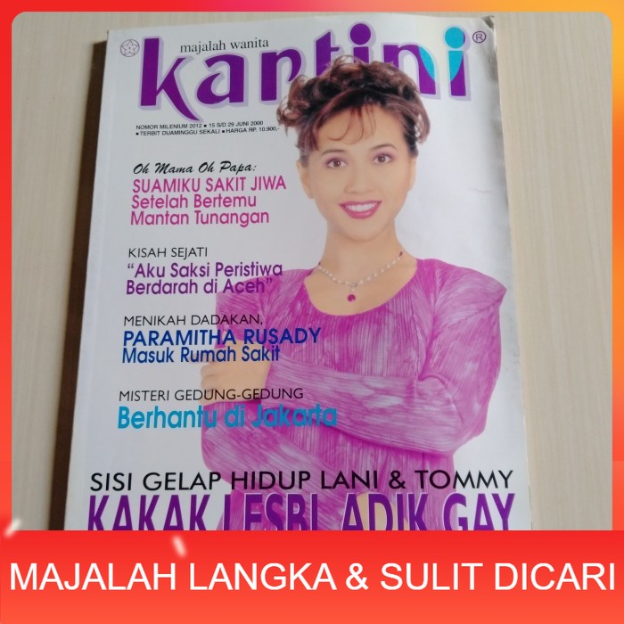 Majalah KARTINI No.2012 Jun 2000 PARAMITHA RUSADY Langka