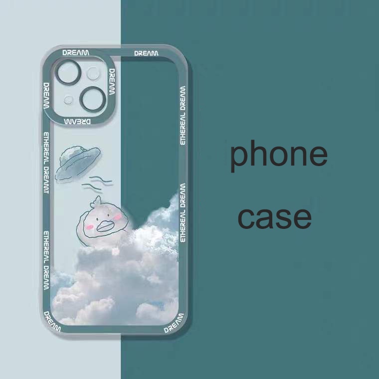 Soft Case Desain Awan Untuk IPhone 13pro 12promaxSE2 2020 / 11 Pro MAX / 6S / 7 / 8plus / XR