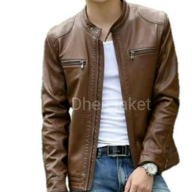 JAKET PRIA CASUAL SEMI KULIT PUNDAK