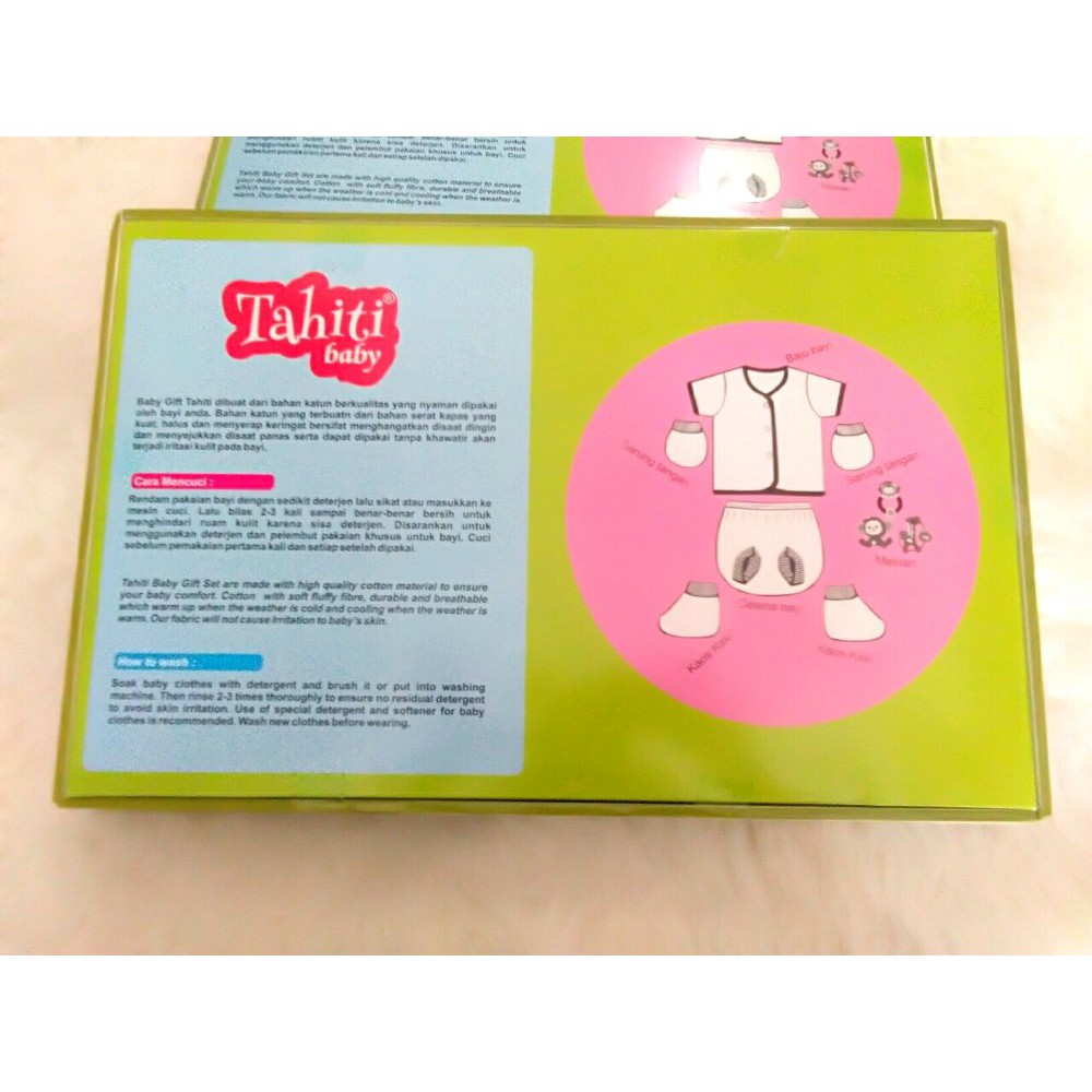 Tahiti Baby Gift Set/Paket kado bayi/Paket Baju Setelan Anak/Paket Perlengkapan Bayi