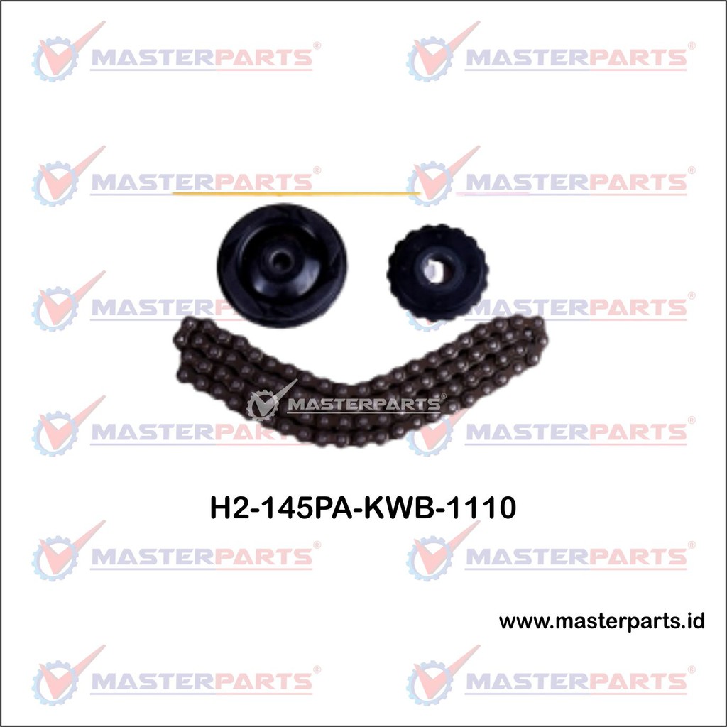Rantai Temeng Kit ASPIRA untuk motor REVO ABSOLUTE (H2-145PA-KWB-1110)