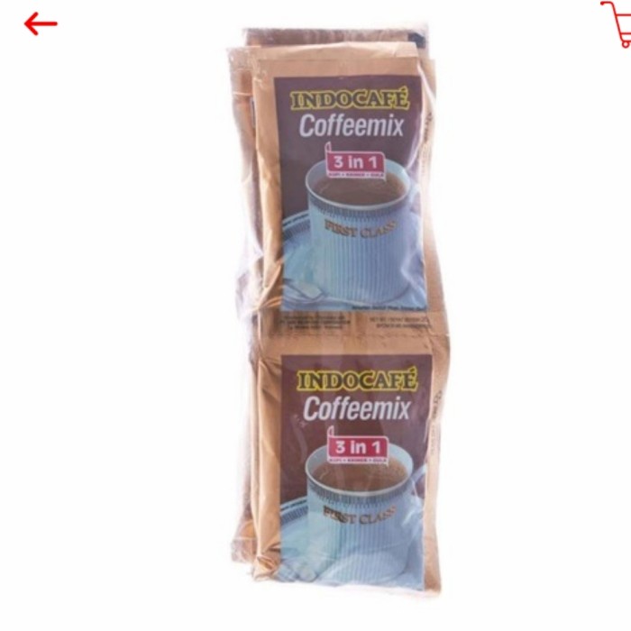 

minuman kopi indocafe coffemix 3in1 saset seduh 20gr (10pc)