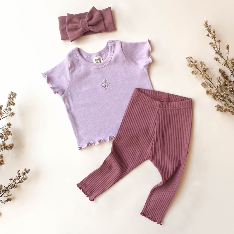 DINOANDBUNNY - CURLY CROP TOP - Bohopanna Bohobaby - Baju Atasan Anak Perempuan