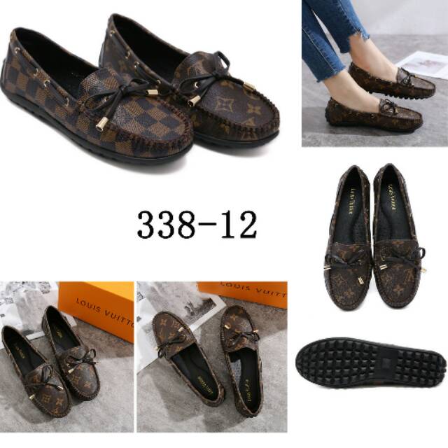 RESTOK LAGI LV Gloria Flat Loafer #338-12