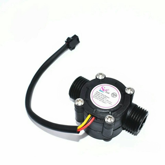 Flow Meter 1/2&quot; Water Flow Sensor Control 1-30L/min 2.0MPa YF-S201 1/2 inch