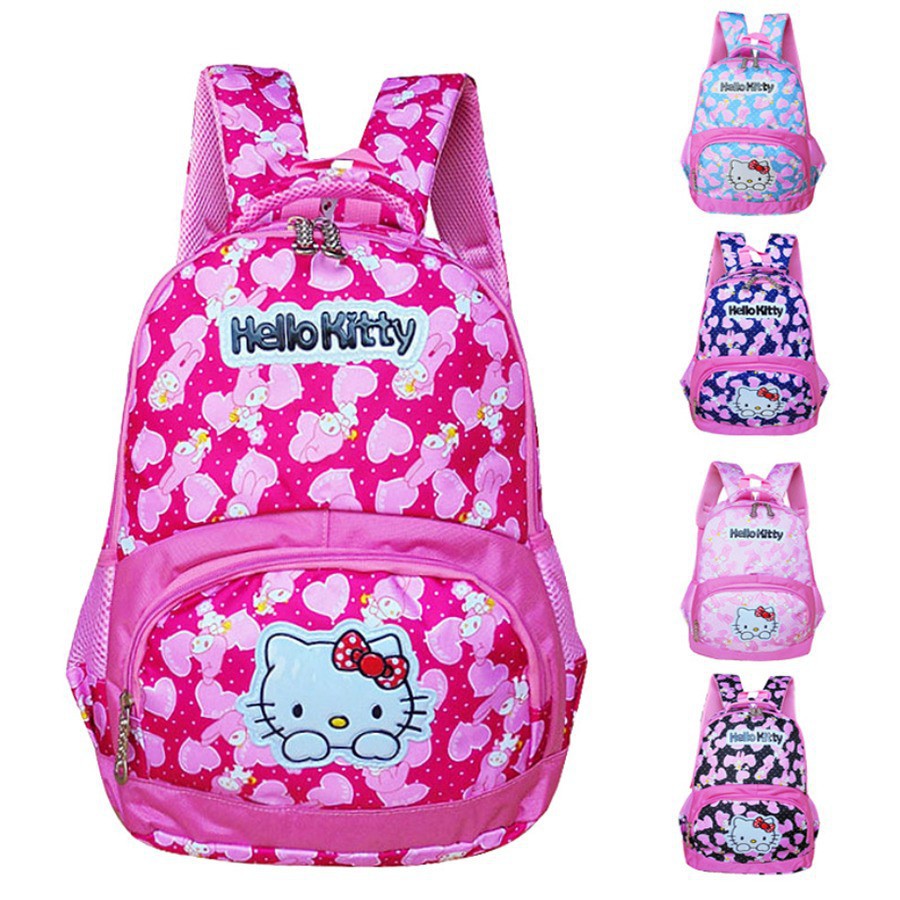 (RK)Tas Anak TK SD Hello Kitty Import/ Tas Backpack Anak Perempuan Cewek Hello Kitty