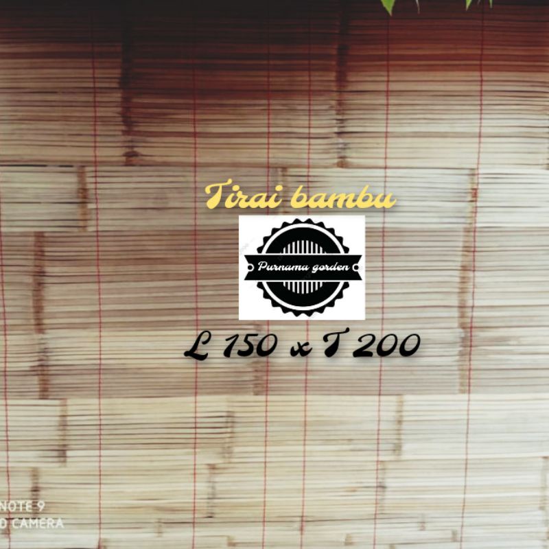 tirai bambu 150x200/tirai ati bambu/tirai polos/tirai/kerei/wide/tirai outdoor/tirai depan rumah/tir
