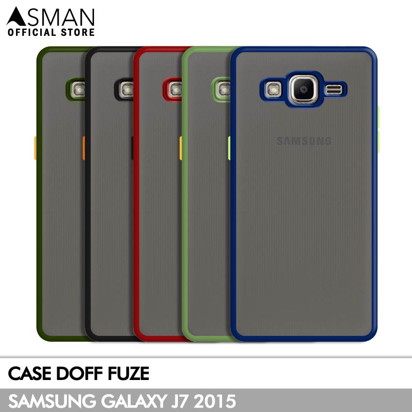 Asman Case Samsung Galaxy J7 2015 Doff Fuze Premium Shield Protector