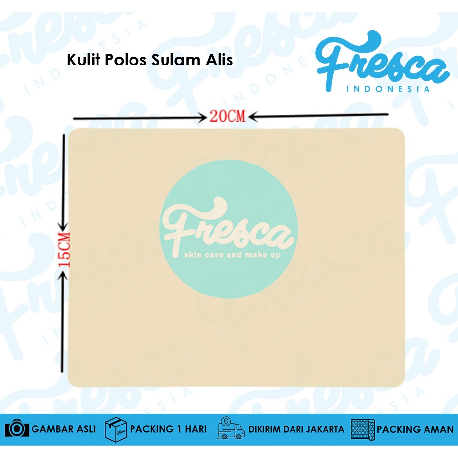 Kulit Polos untuk Sulam Alis Eyelash Extension Kulit Sintetis Belajar Pemula Sulam Bibir