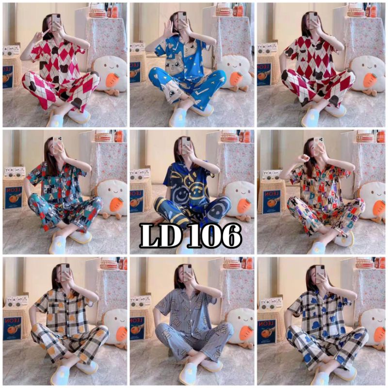 Piyama wanita import pp dan cp/fashion wanita/baju tidur murah C10-4