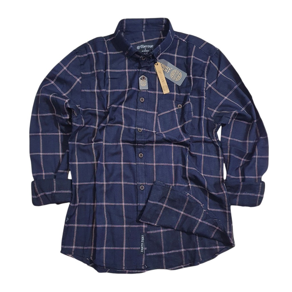TERMURAH   BRILL EIGHTY EIGHT FLANEL |KEMEJA FLANEL  BRILL EIGHTY EIGHT PREMIUM #35