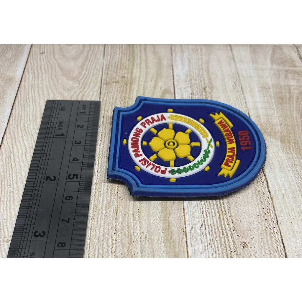 Patch POLPP - Patch Velcro POLPP - Prepetan POLPP Perisai - Velcro Karet