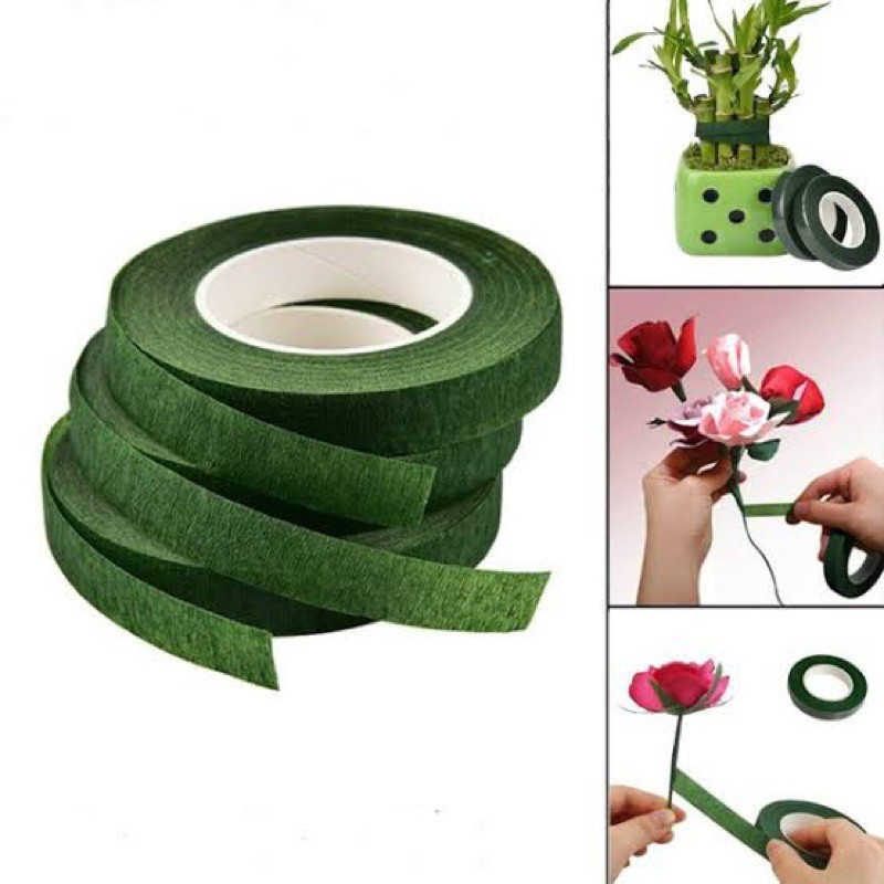 floral tape isolasi bunga artistic flower tape high quality