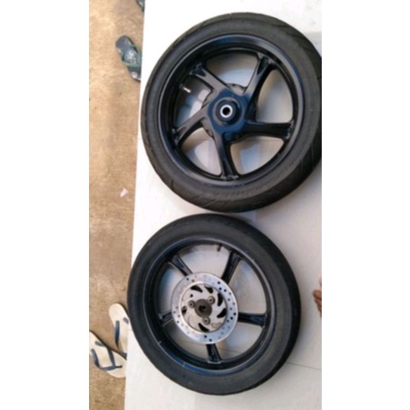 VELG PELEK DEPAN BELAKANG XEON RS/XEON GT/XEON KARBU/MIO M3/MIO S/FINO 125/SOUL GT 125/XTRIDE 125/AE