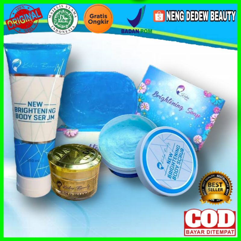 PROMO PAKET KEDAS BEAUTY ORIGINAL BPOM - SABUN KEDAS BEAUTY - PEMUTIH BADAN