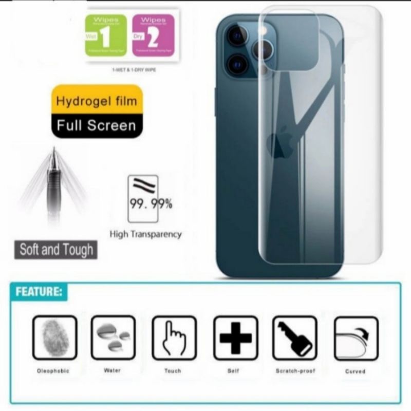 iphone 13 13 Mini 13 Pro 13 Pro Max anti gores belakang back hydrogel Matte