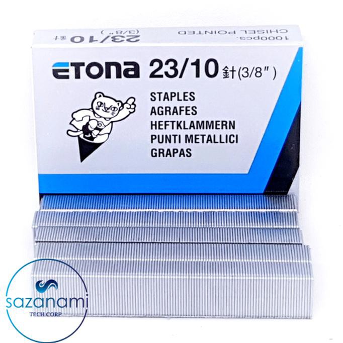 

Diskon Isi Staples Etona 23/10 Refill Stapler 3/8" Stapler Tembak Staple Gun Kualitas Baik