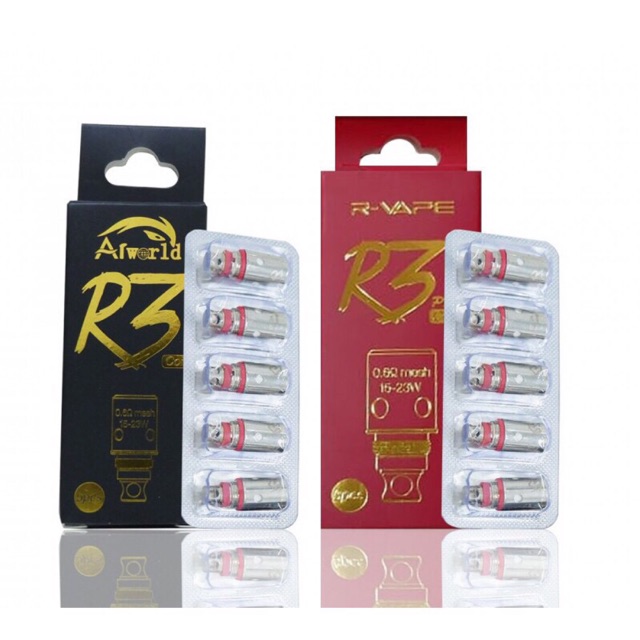 Arworld R3 Replacement Coil Isi 5 PCS Authentic