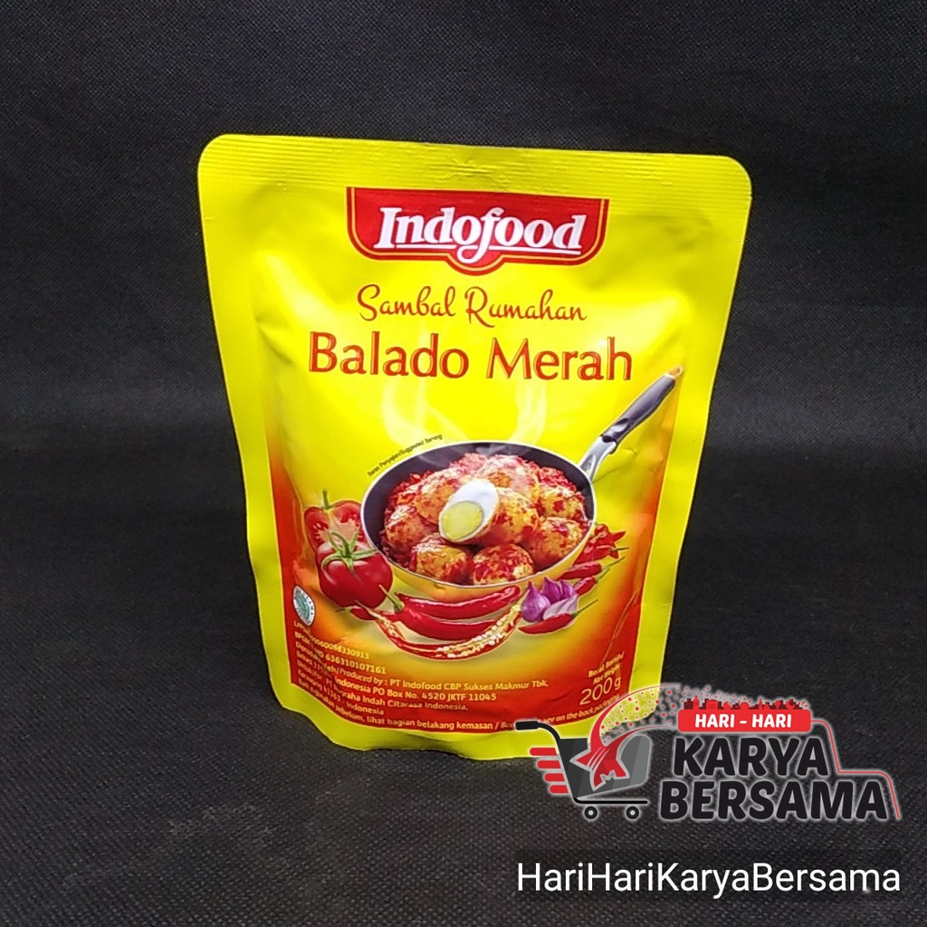 

INDOFOOD SAMBAL BALADO MERAH 200GR