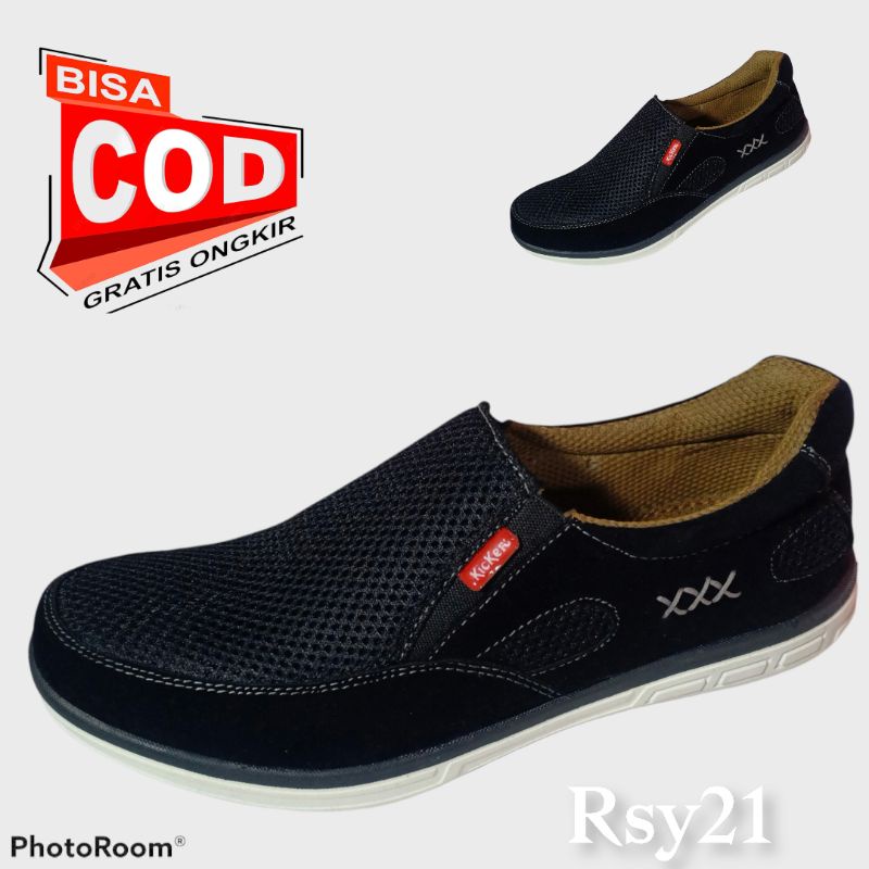 Sepatu Pria Casual Slip On Kerja Murah