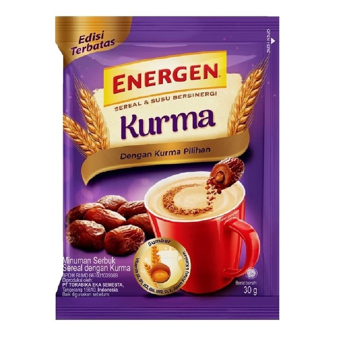 

energen kurma 1 renteng (10 sachet)