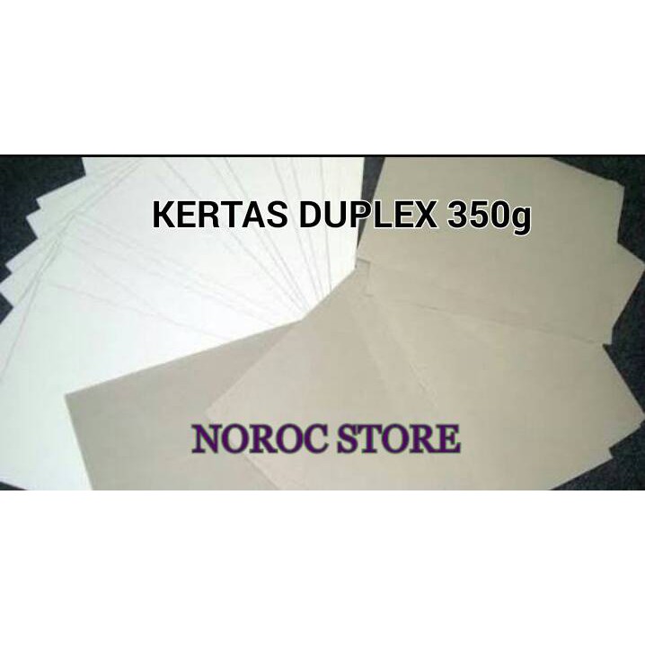 Kertas Duplex 350g ukuran Plano 90x120