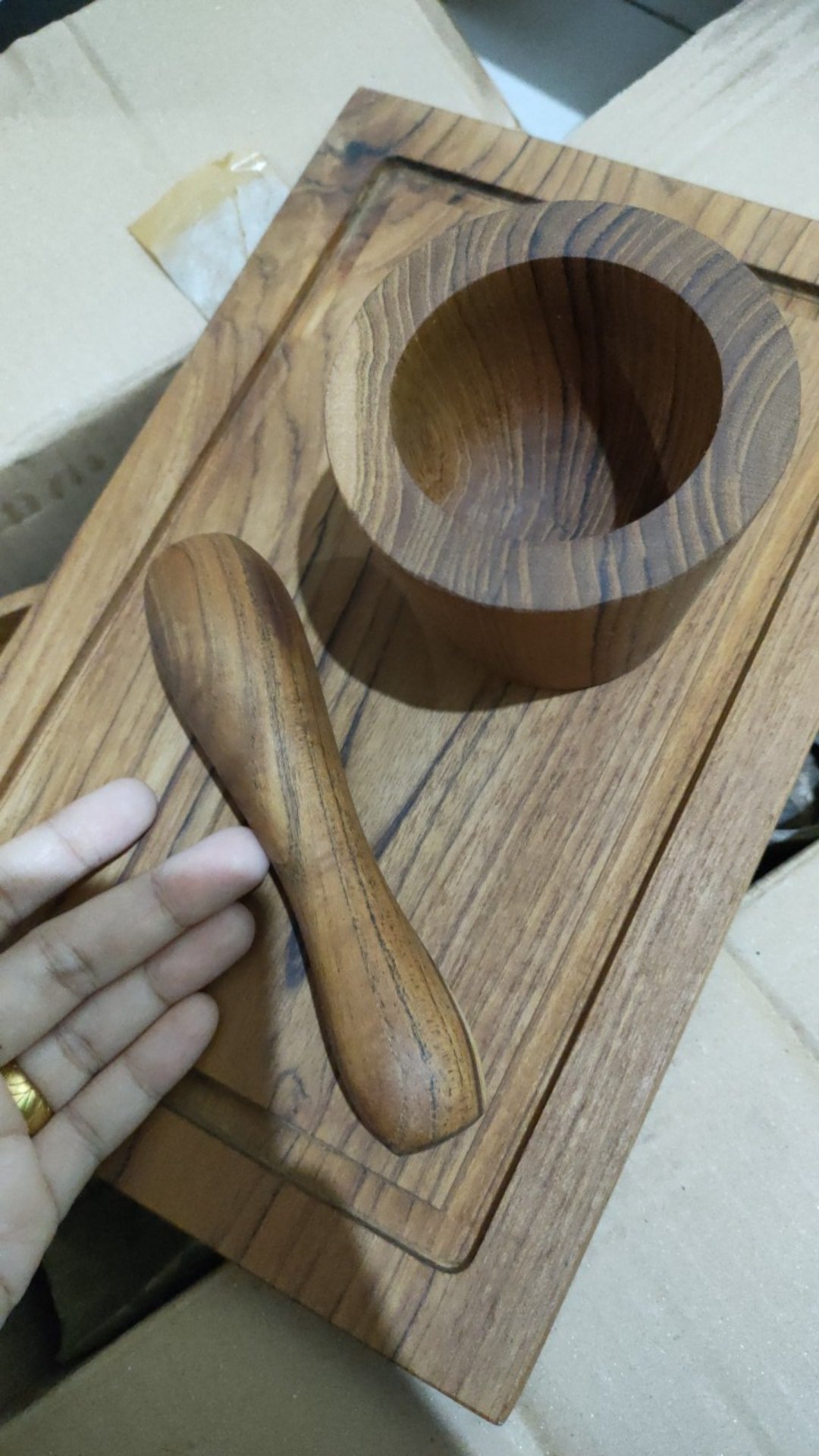 Lumpang Kayu | Tumbukan Kayu | Lumpang Kayu Kecil | Lumpang