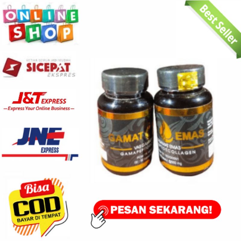 Vas Gamat Emas Colagen 100%Original obat pemutih pencerah badan Alami