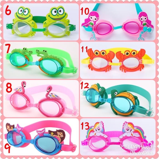 kacamata renang anak karakter swimglasses kaca mata kemasan BOX cewe cowo ok  good quality