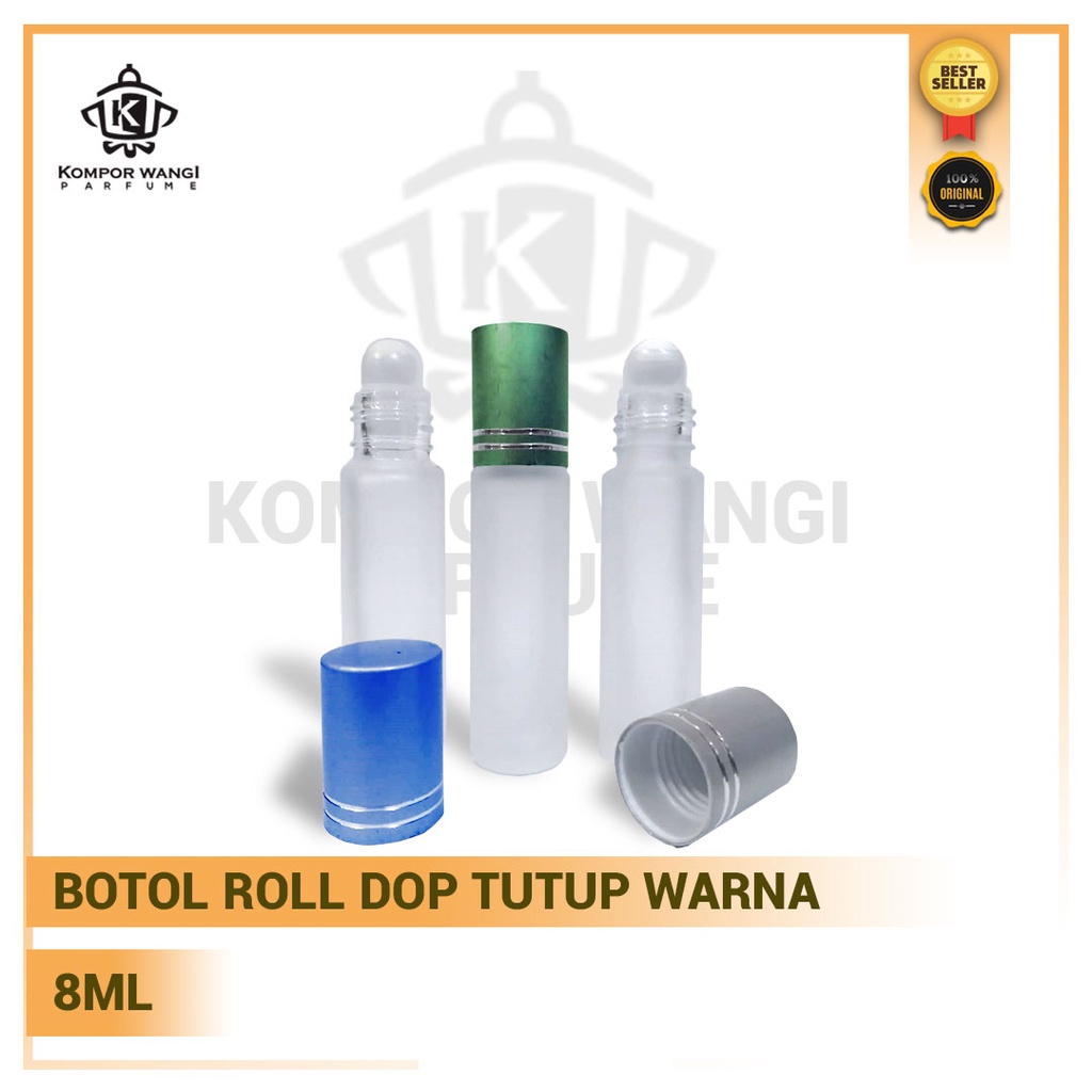 Jual Botol Parfume Roll On Ml Kaca Doff Tutup Warna Shopee Indonesia