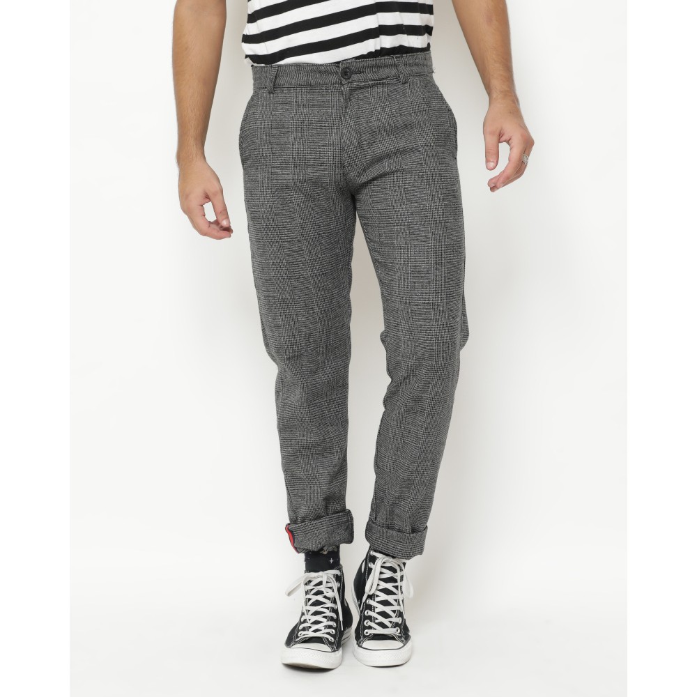 

Erigo Checked Pants Biens Darkgrey
