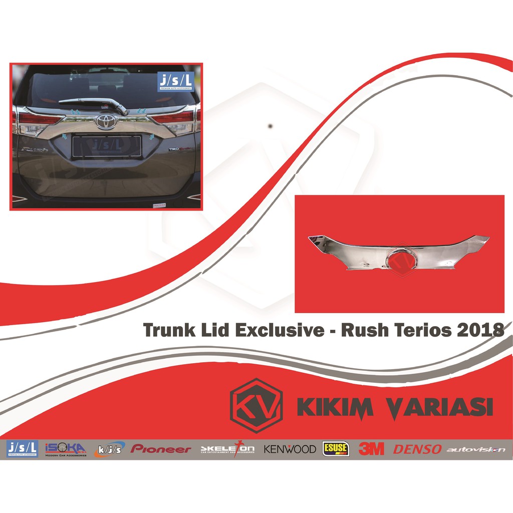 Trunk Lid All New Rush Terios 2018 Exclusive