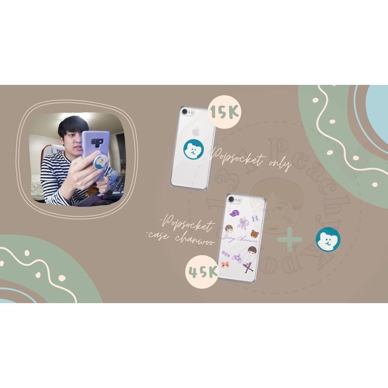 popsocket griptok chanwoo ikon chanu