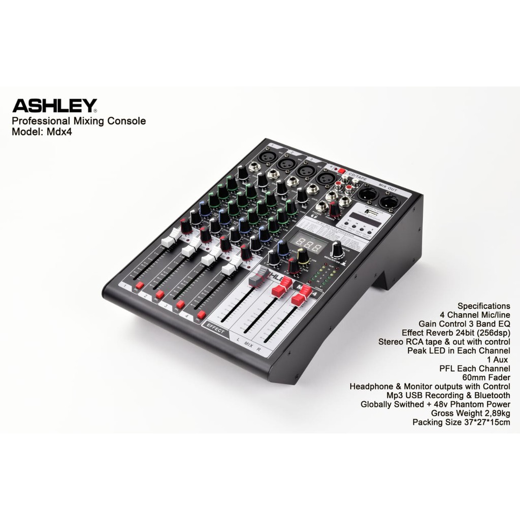 Mixer ASHLEY MDX 4 / MDX4 . ORIGINAL