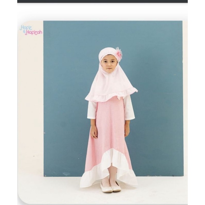 Dress/ Gamis Bahan Premium Anak perempuan Hafiz Hafizah Alqolam Model Random