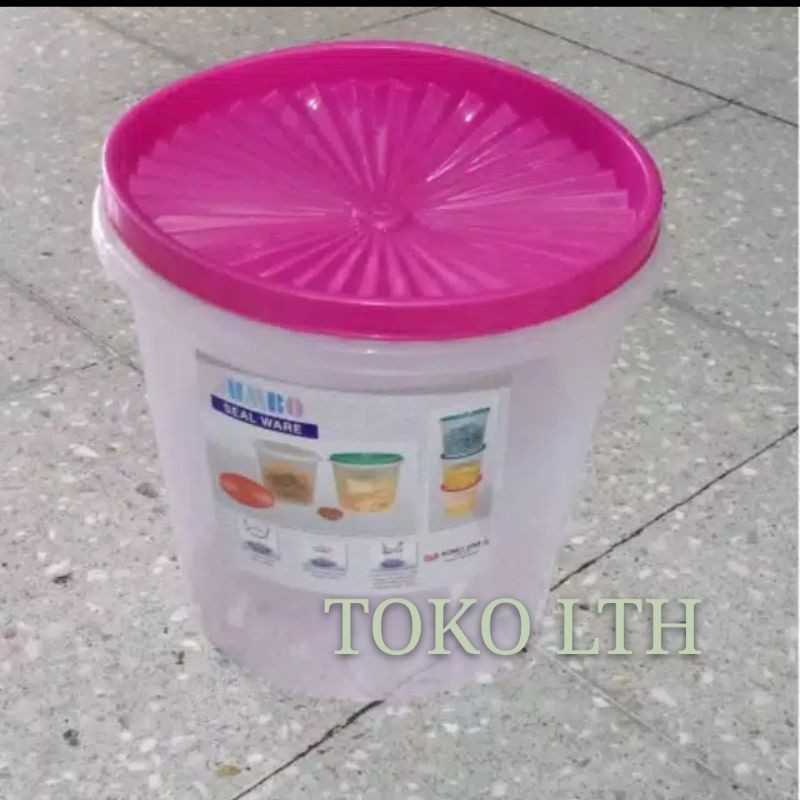 TOPLES KELER 5 LITER KERUPUK PEYEK CEMILAN PLASTIK / JUMBO SEALWARE 5 LTR KOMET STAR