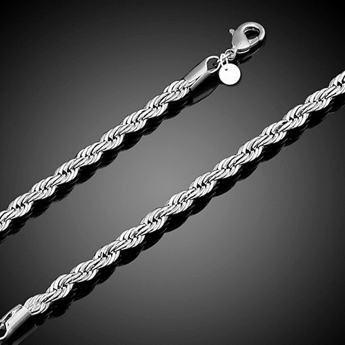 canaan Women's 925 Sterling Silver Twist Bangle Cuff Charm Bracelet Clasp Party Jewelry