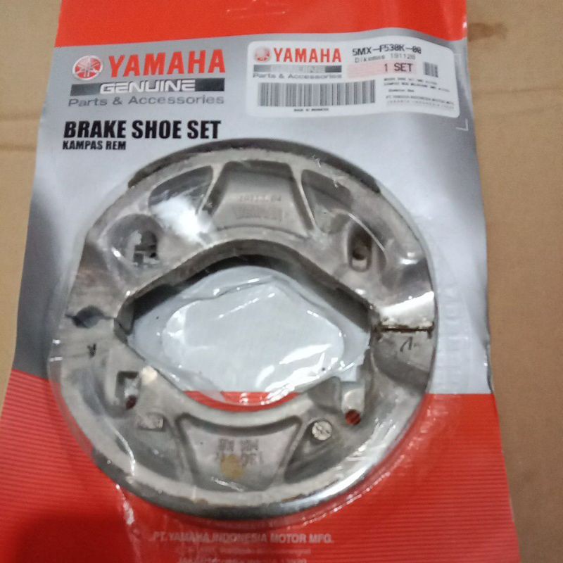 KAMPAS REM BELAKANG AEROK LEXI ORIGINAL YAMAHA ASLI