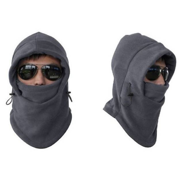 Masker Scarf pencegah virus balaclava multifungsi ninja kupluk Polar 6 in 1 Full Face