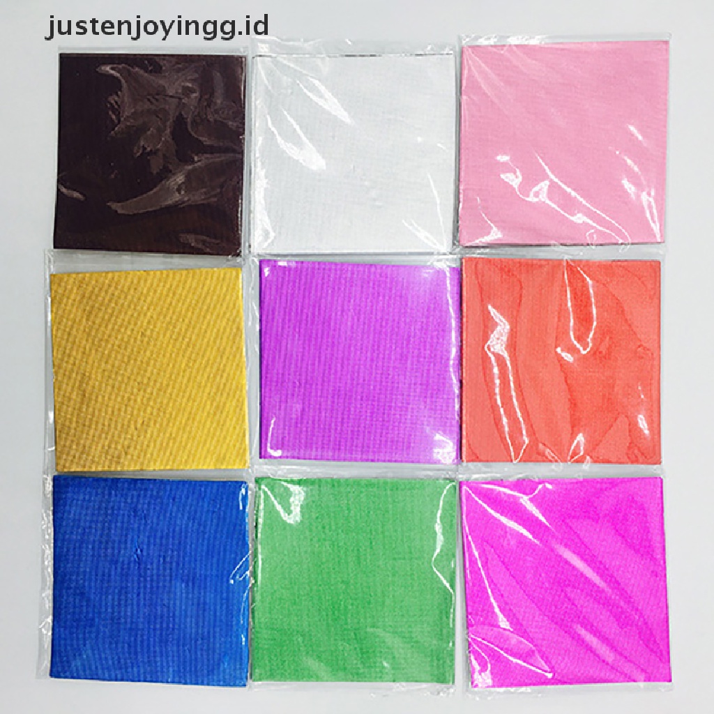 // justenjoyingg.id // 100Pcs Foil Candy Package Paper Chocolate Aluminum Candy Sugar Food Tin Paper ~