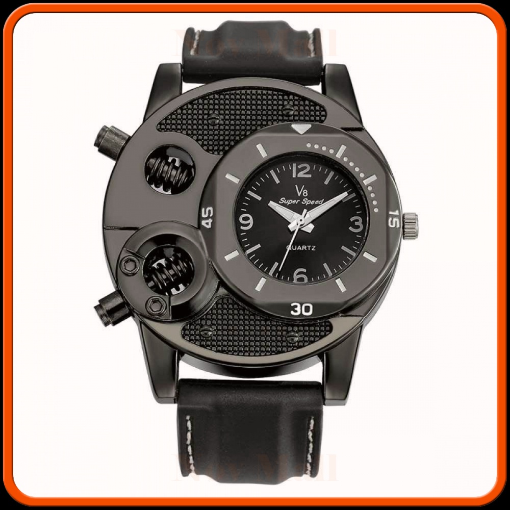 Super Speed Jam Tangan Analog Luxury Quartz - V8