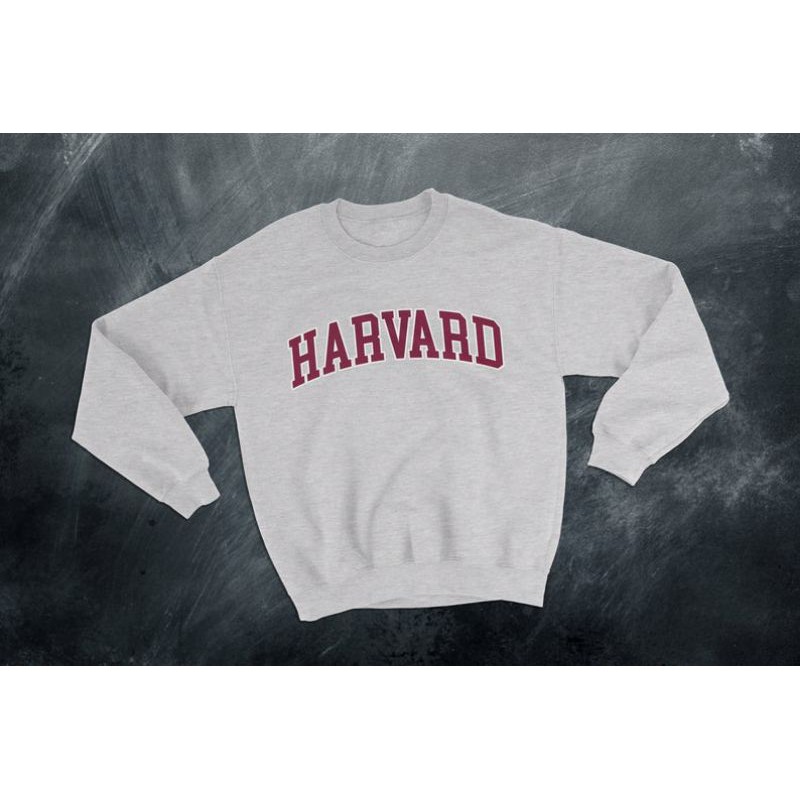 S - XXXXXL(6XL) Sweater HARVARD University BIGSIZE OVERSIZE USA College Classic Unisex Crewneck Fleece Premium jumbo