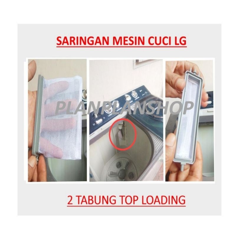 saringan/filter air mesin cuci LG 2 Tabung